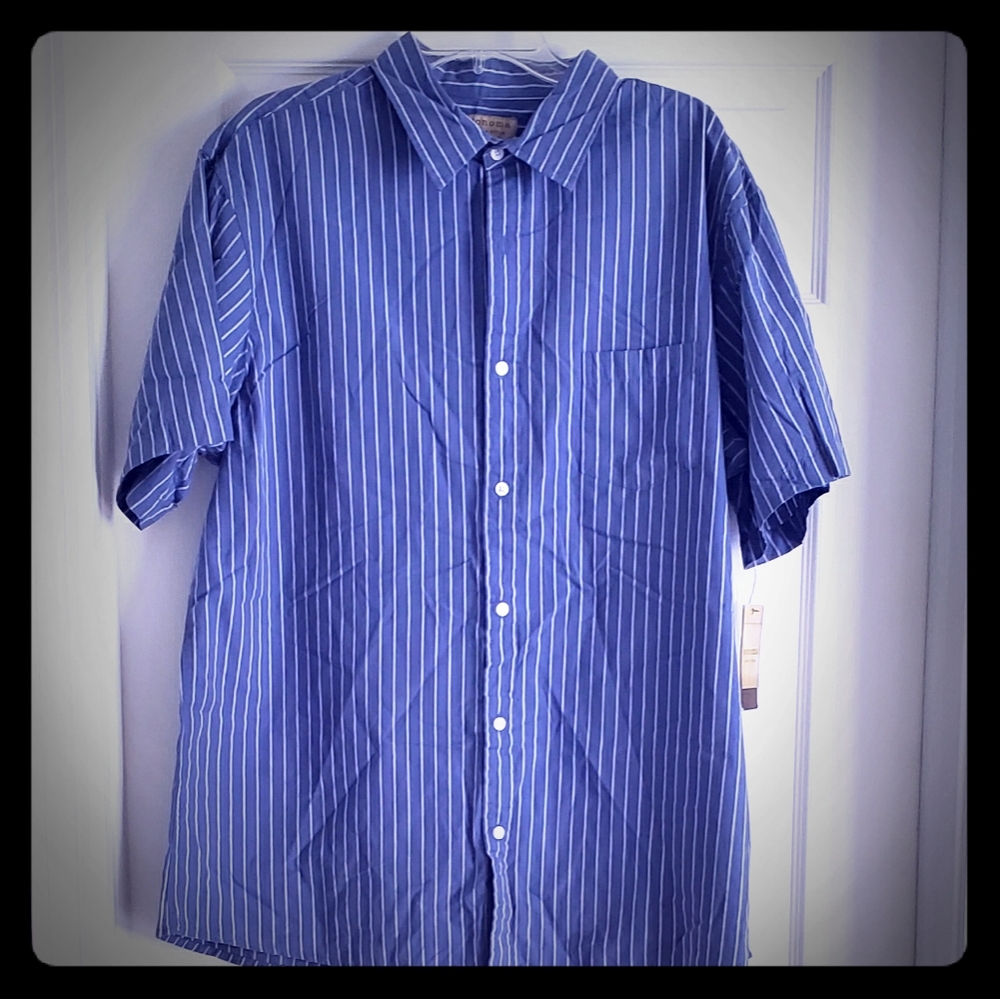 Sonoma Blue Stripe Button Down Shirt